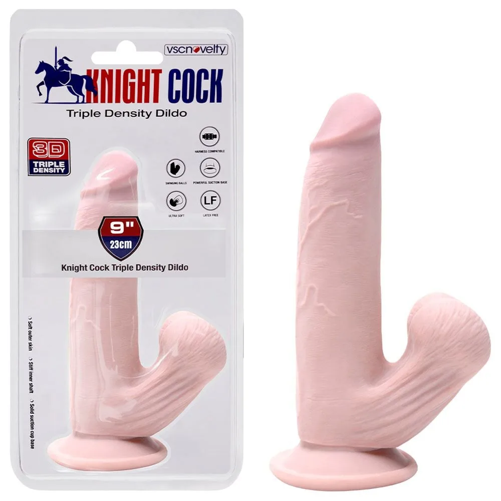 Pênis Realístico Ventosa 23 X 5cm Knight Cock Vipmix