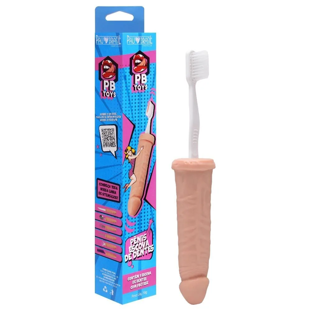Pênis Utensílio Escova De Dente Pau Brasil