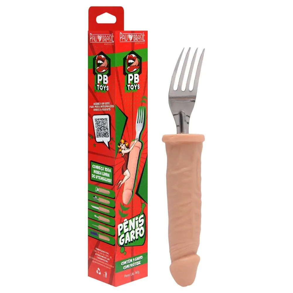 Pênis Utensílio Garfo Pau Brasil