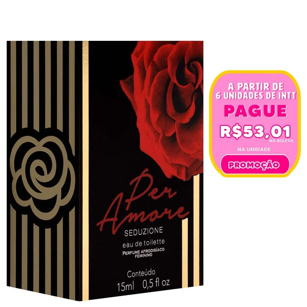 Per Amore Perfume Feminino Afrodisíaco 15ml Intt