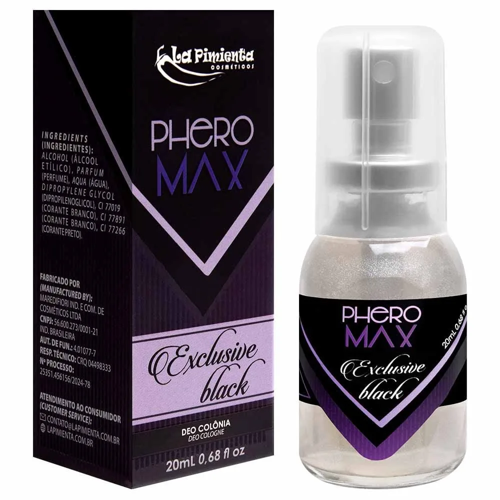 Perfume Masculino Exclusive Black 20ml La Pimienta