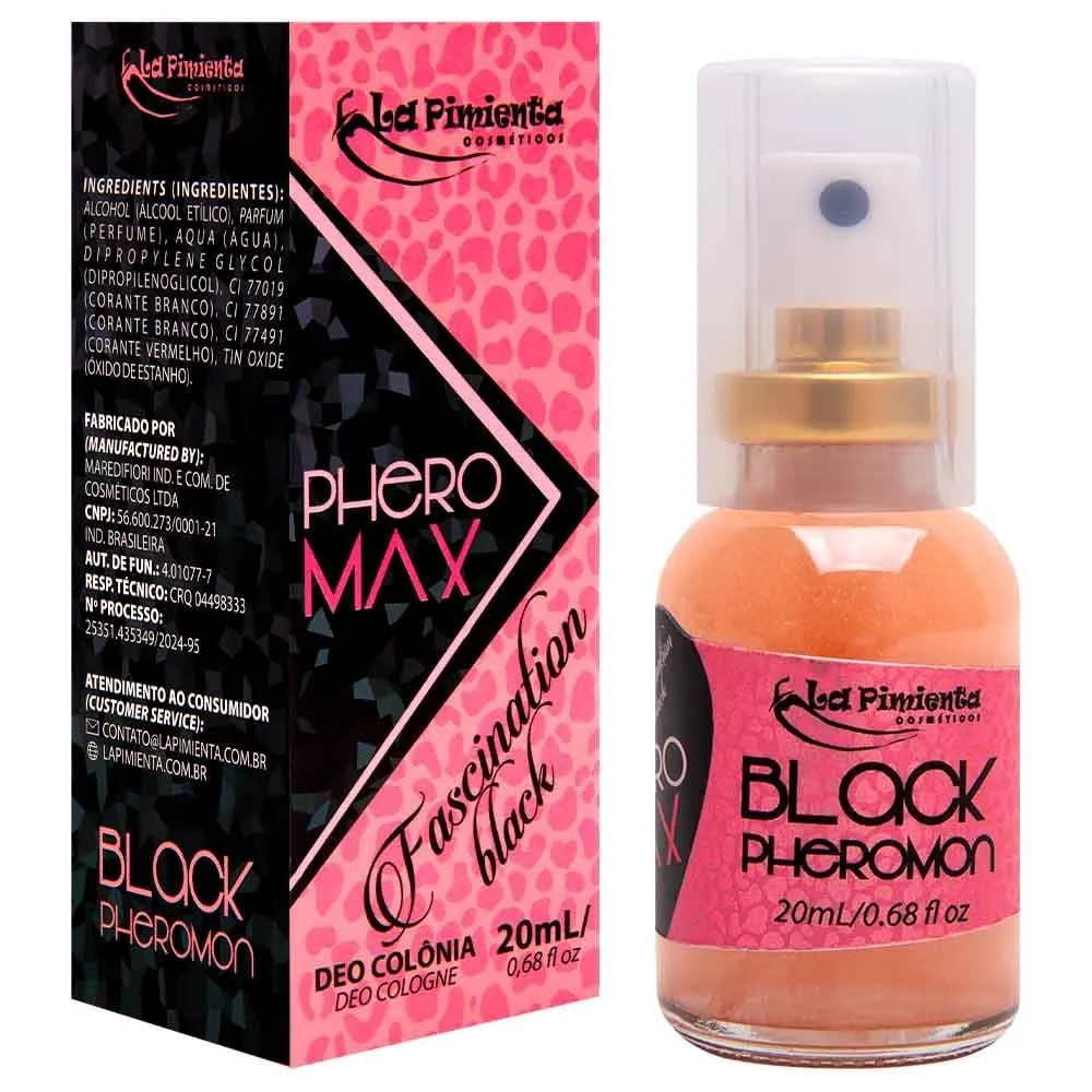 Perfume Pheromax Fascination Black 20ml La Pimienta