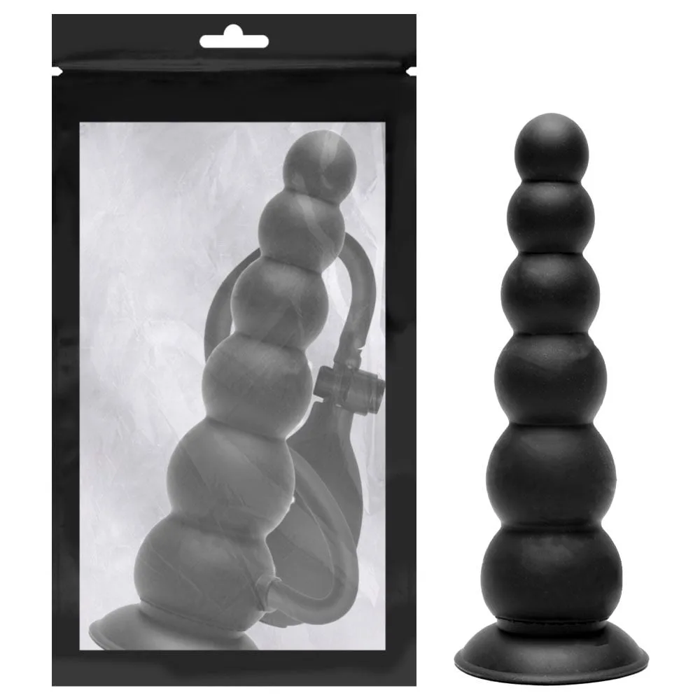 Plug Anal Escalonado Inflável 21 X 2,5cm Sexy Import