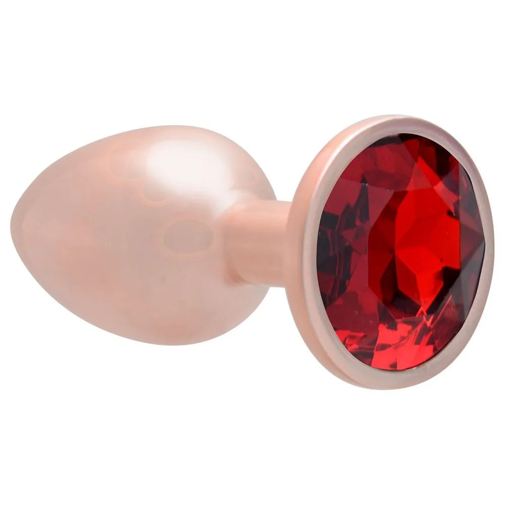 Plug Anal Luxo 2 Pedra Acrílico Tamanho P Vipmix