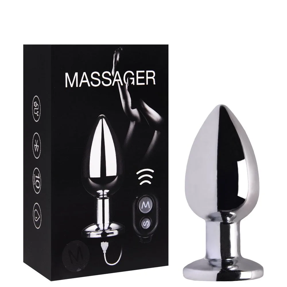 Plug Anal Metal 10 Vibrações Controle Vipmix