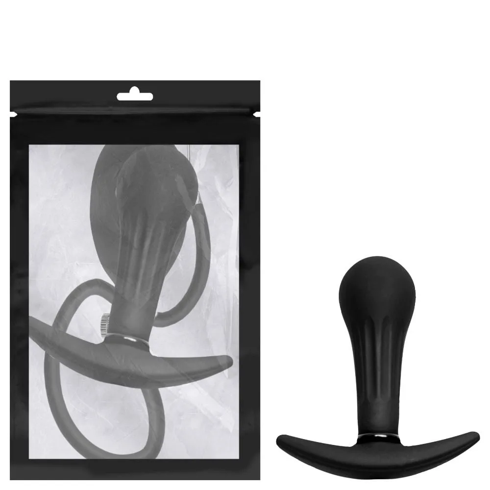 Plug Anal Silicone Inflável 8 X 3cm Sexy Import