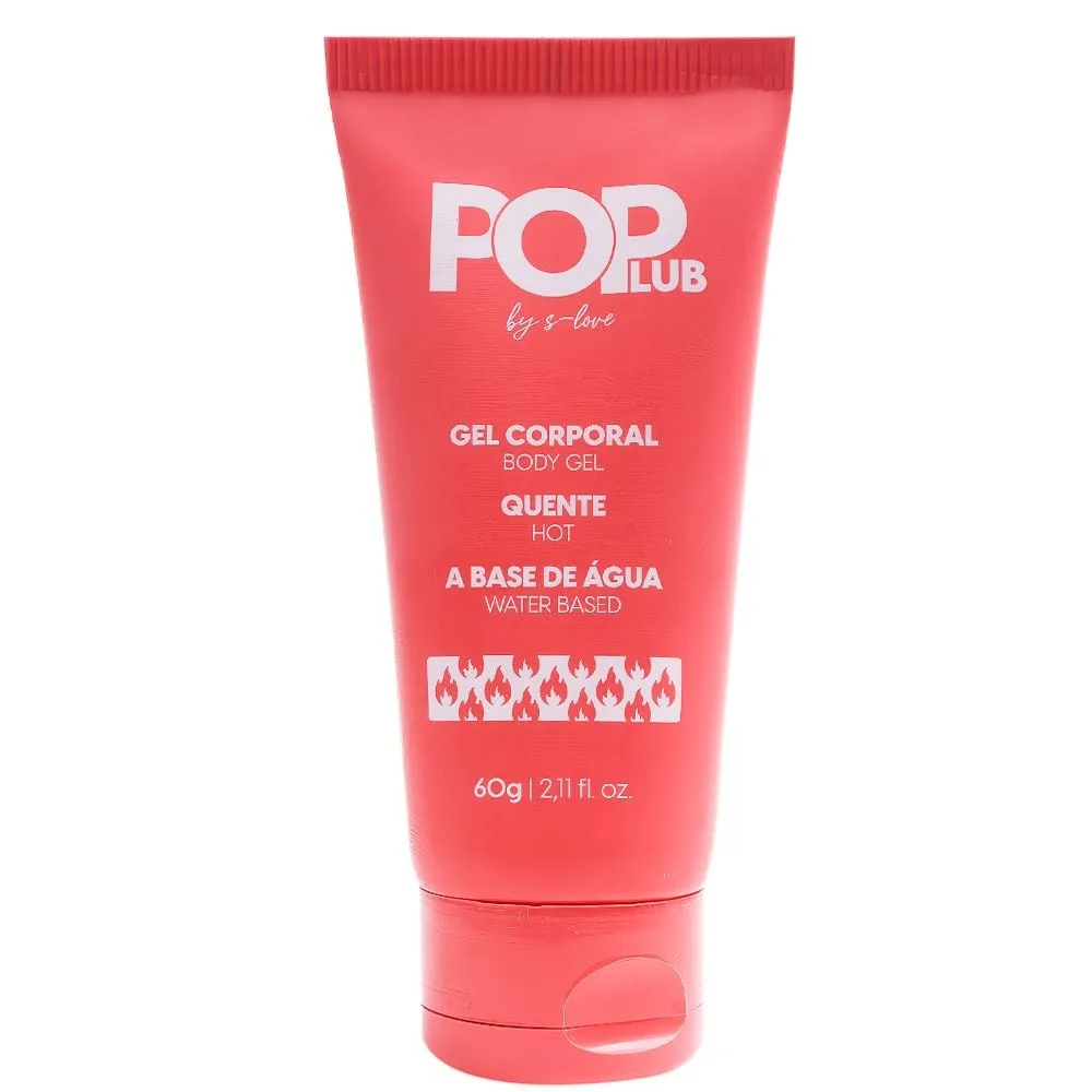 Pop Lub Hot Lubrificante 60g Sensual Love