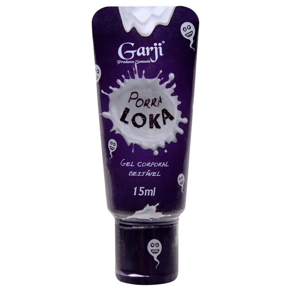 Porra Loka Gel Beijável Esperma 15ml Garji
