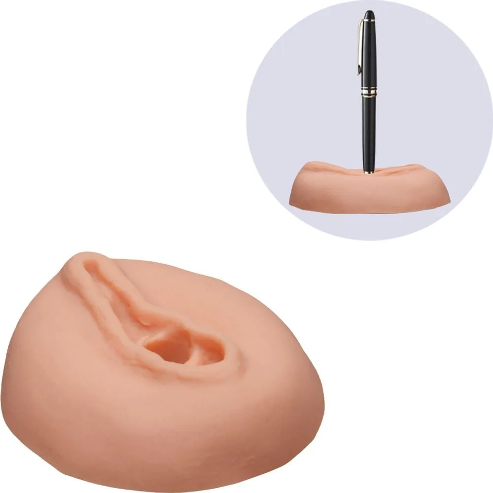Porta Caneta Formato De Vagina Pau Brasil