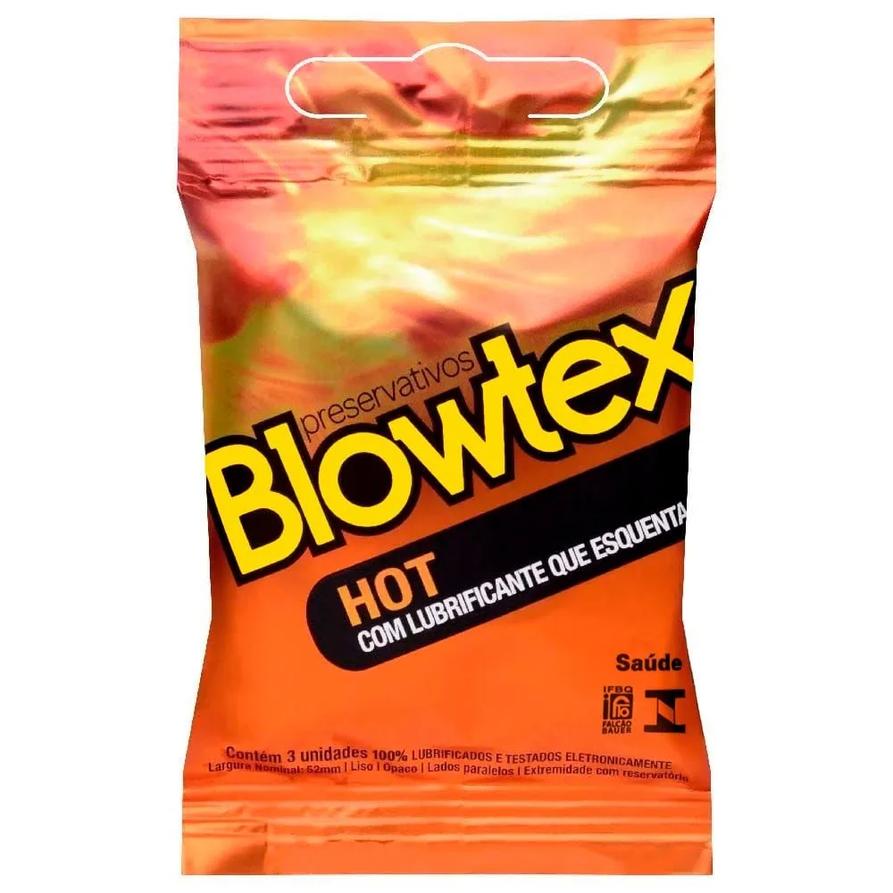 Preservativo Hot 03 Unidades Blowtex