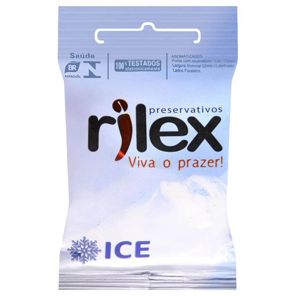 Preservativo Ice 03 Unidades Rilex