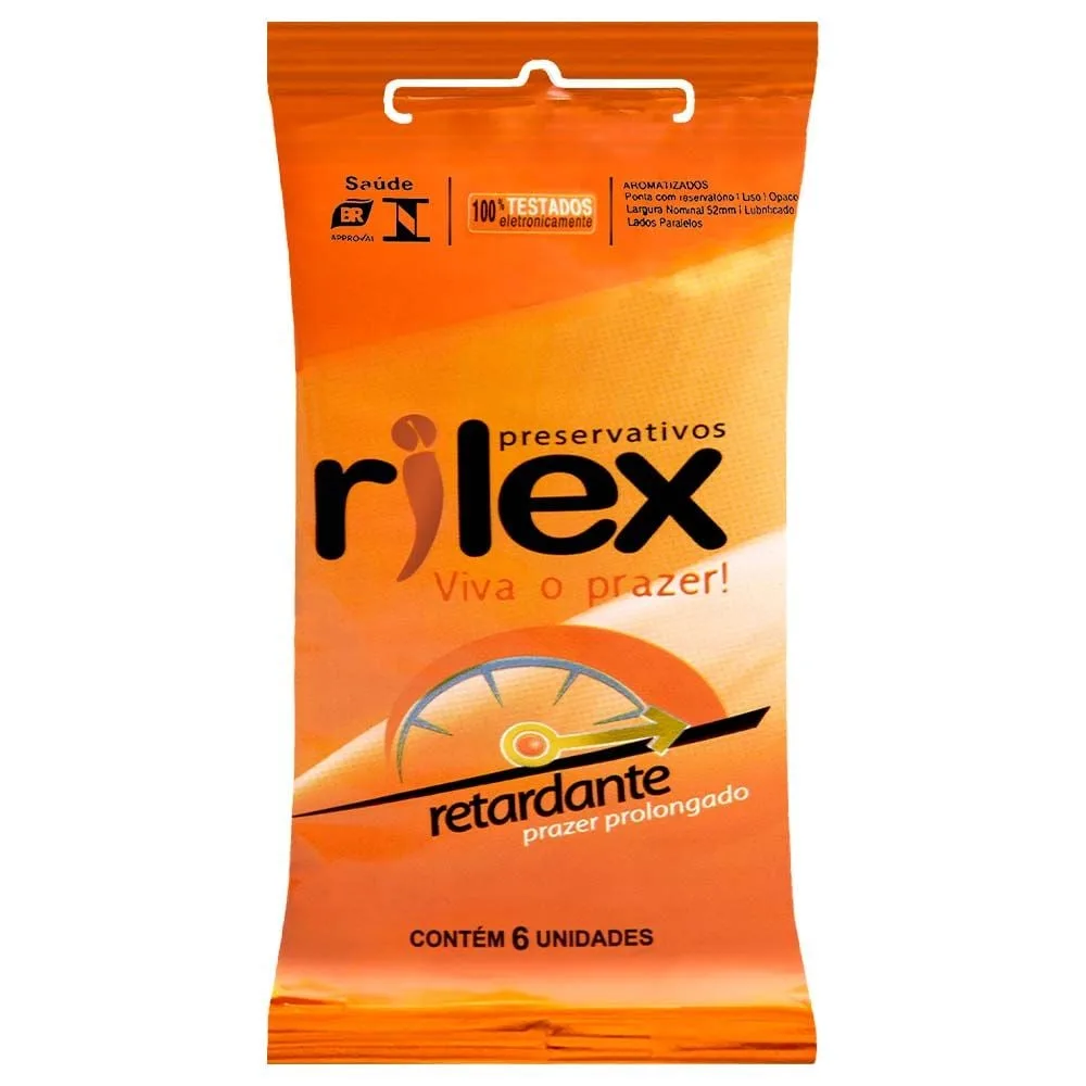 Preservativo Retardante 06 Unidades Rilex