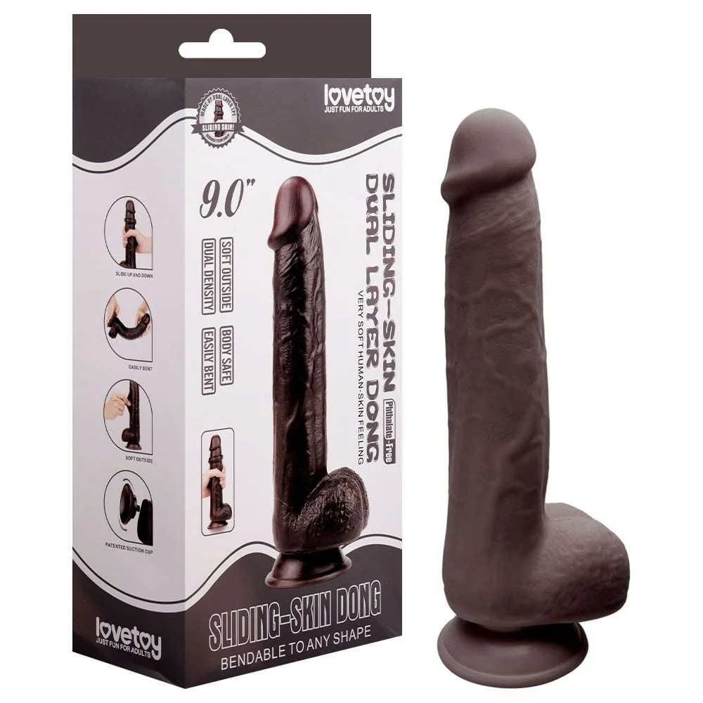 Prótese Realística 24cm Dupla Intensidade Dual Layer Dong Vipmix
