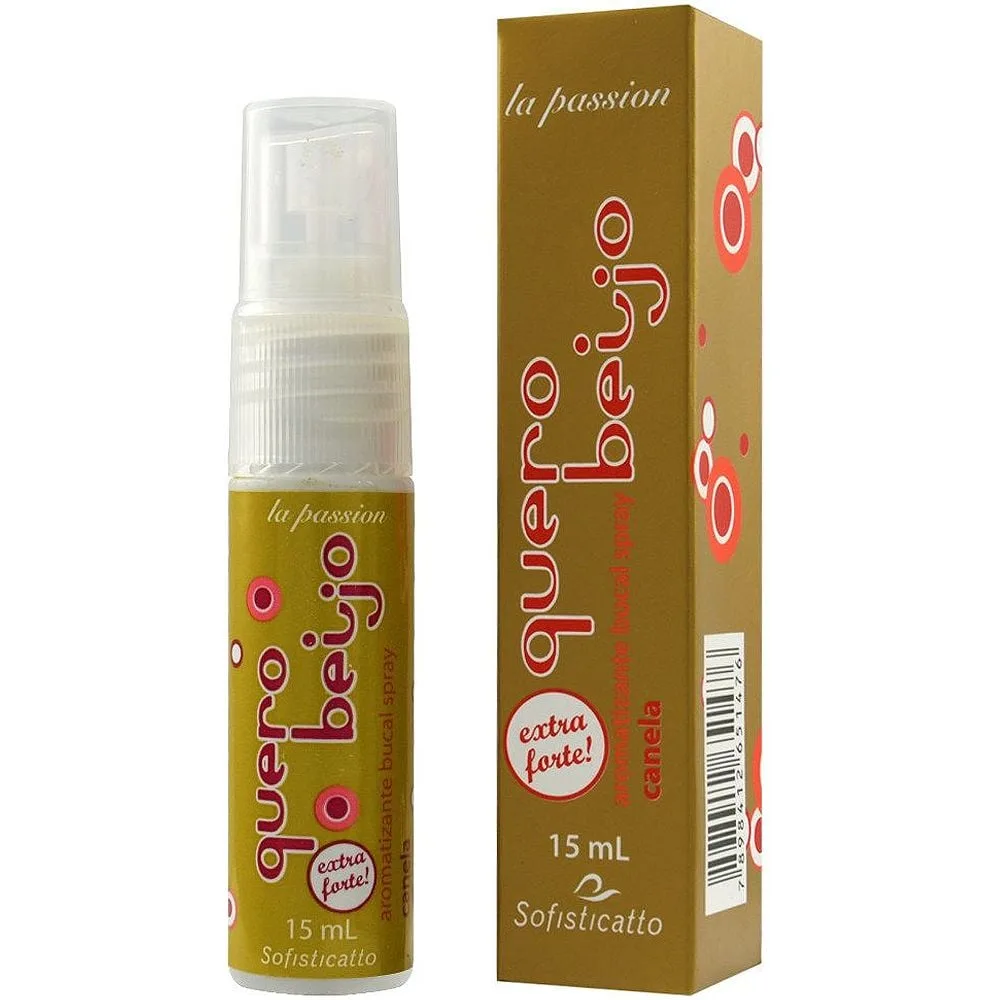 Quero Beijo Aromatizante Bucal Spray 15ml Sofisticatto