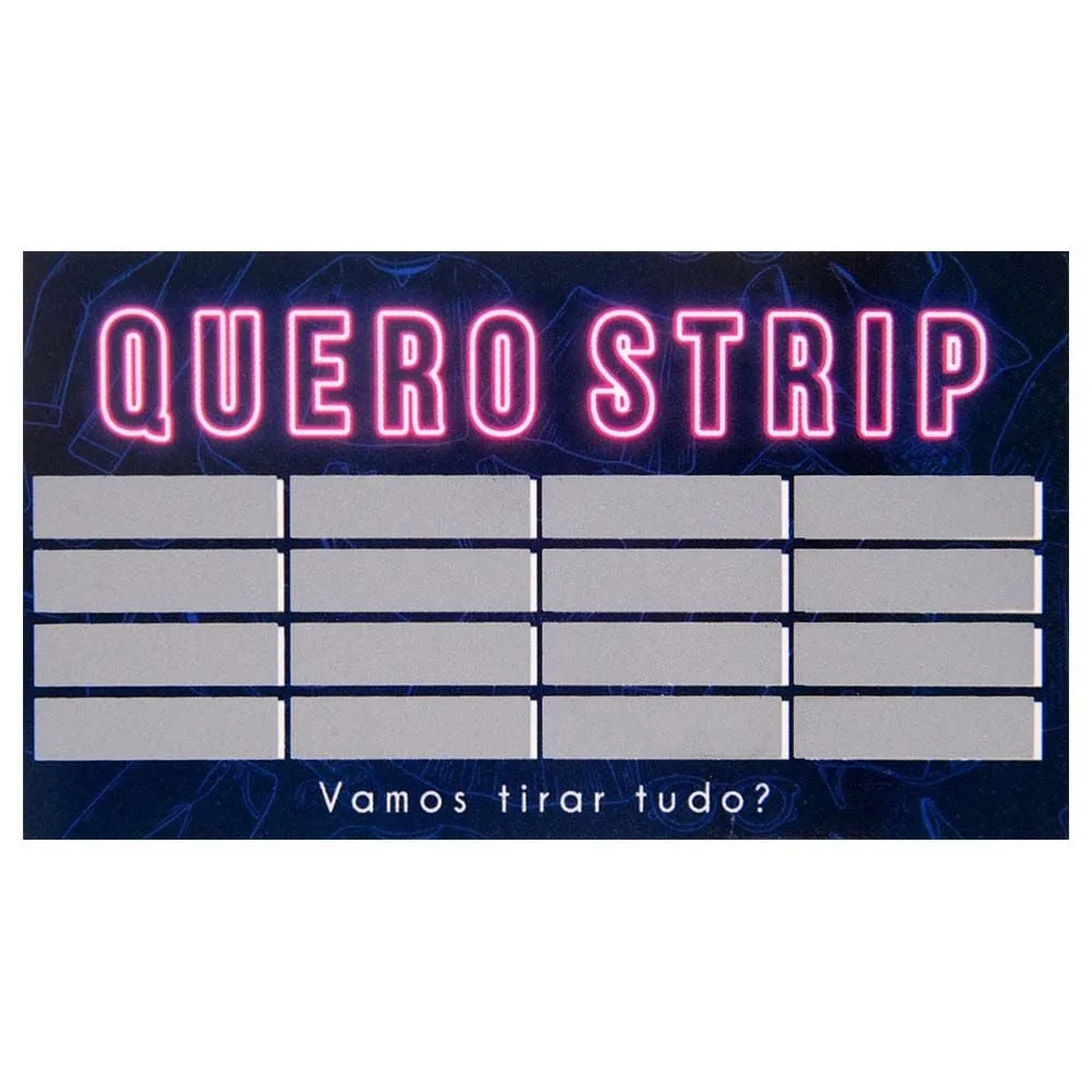 Raspadinha Quero Strip Unitária Sensual Love