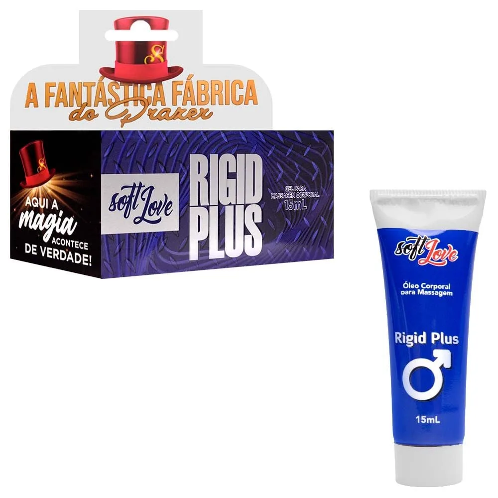 Rigid Gel Masculino Pênis Duro 15ml Soft Love