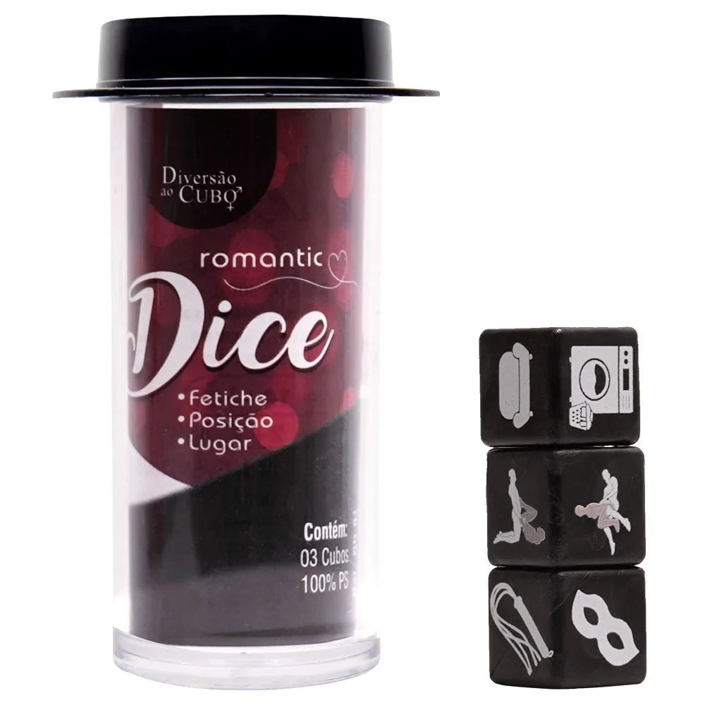 Romantic Dice Fetiche 03 Dadinhos Diversão Ao Cubo