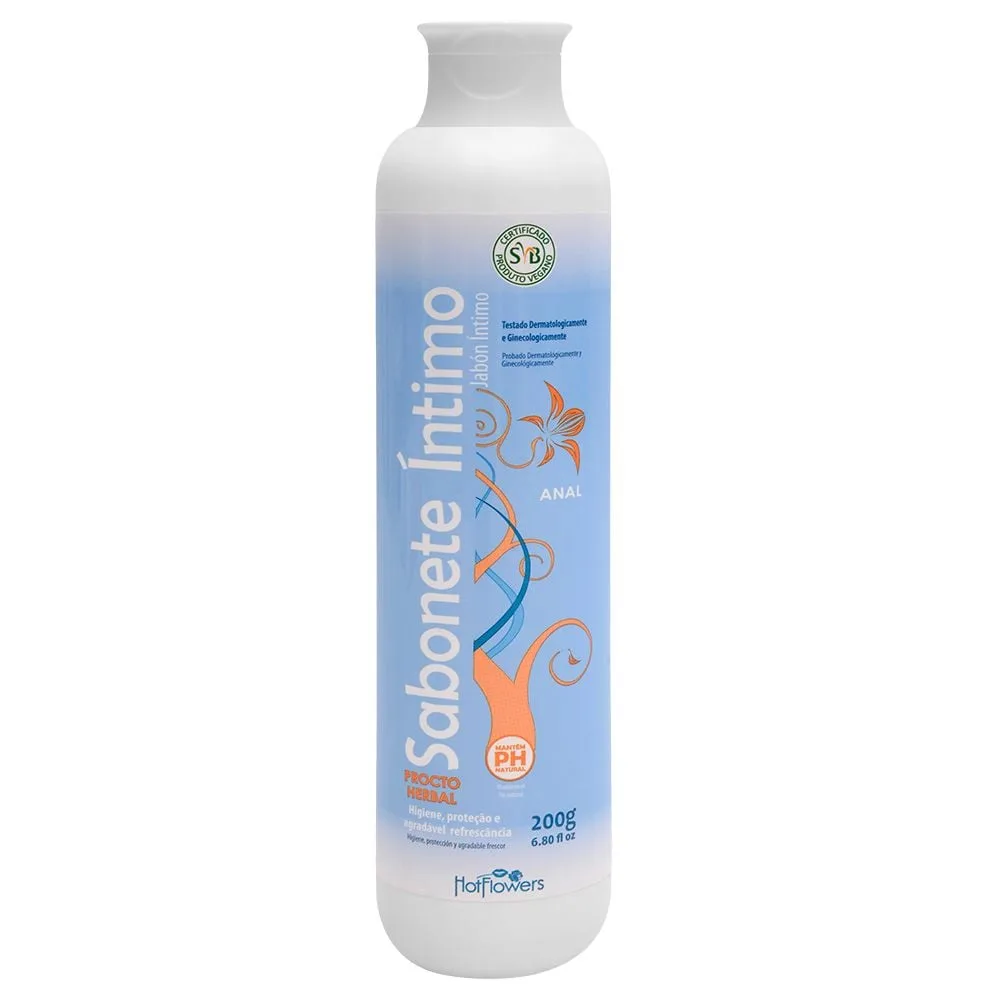 Sabonete íntimo Anal Procto Herbal 200g Hot Flowers