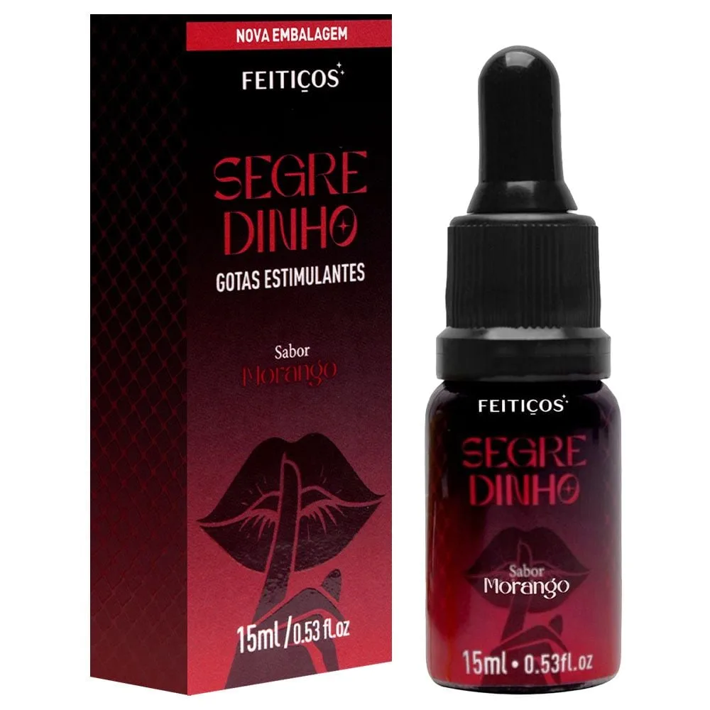 Segredinho Aromático Gotas Excitantes 15ml Feitiços