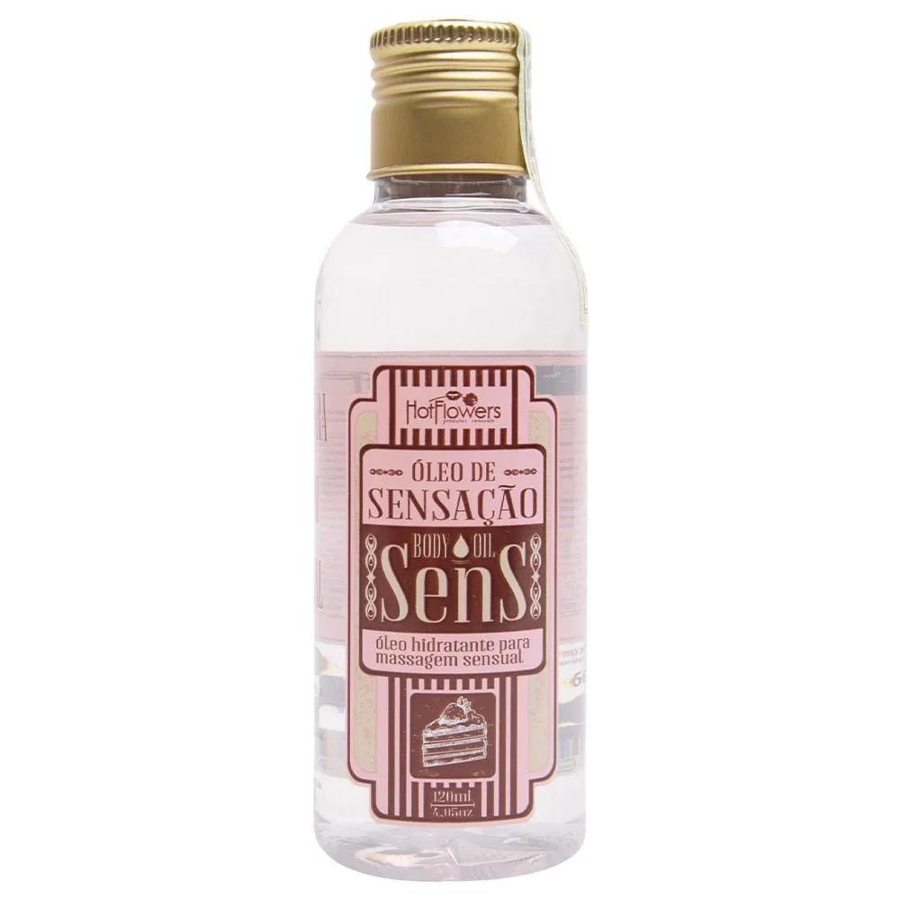 Sensação óleo De Coco Para Massagem 120ml Hot Flowers