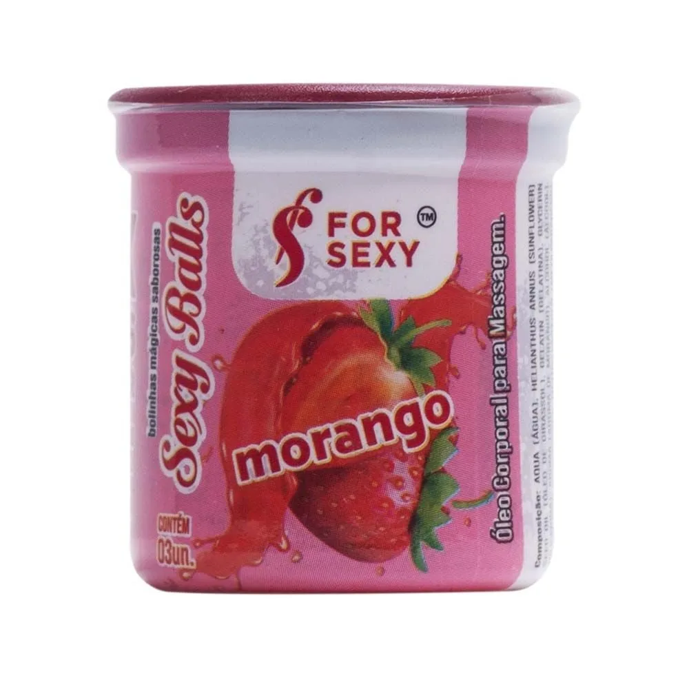 Bolinhas Mágicas Saborosas Sexy Balls 03 Unidades For Sexy