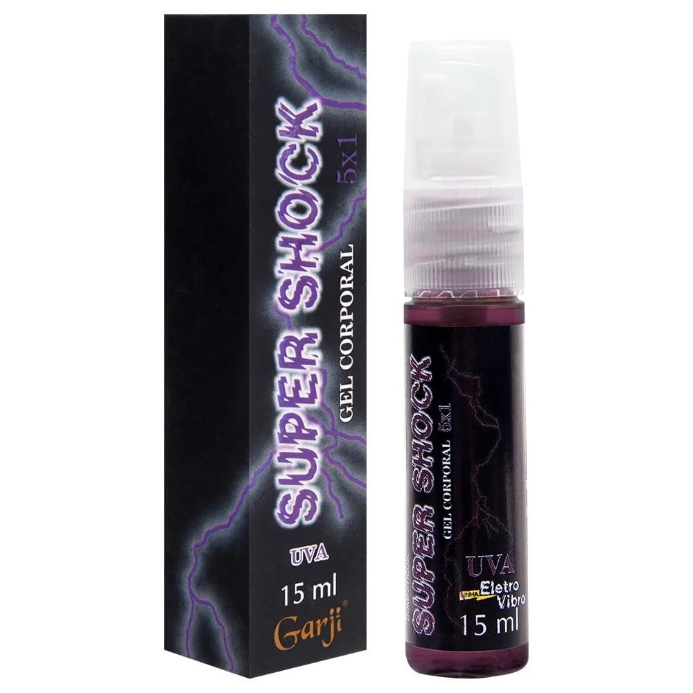 Super Shock Excitante Elétrico Spray Unissex 15ml Garji
