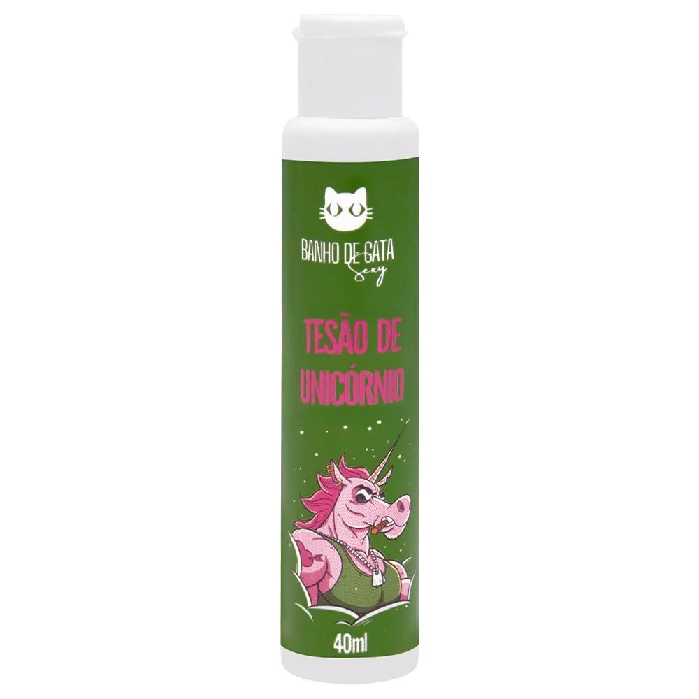 Tesão De Unicórnio Gel Excitante 40ml Banho De Gata