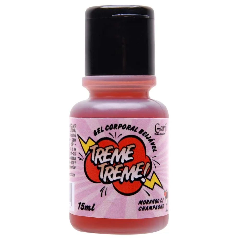 Treme Treme Gel Corporal Beijável 15ml Garji