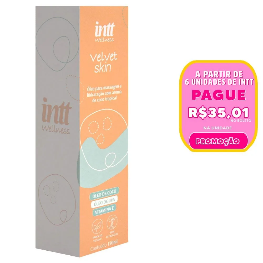 Velvet Skin óleo Massagem Coco Wellness 130ml Intt