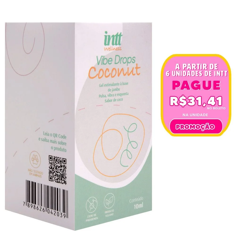 Vibe Drops Gel Hot E Vibrante Wellness 10ml Intt