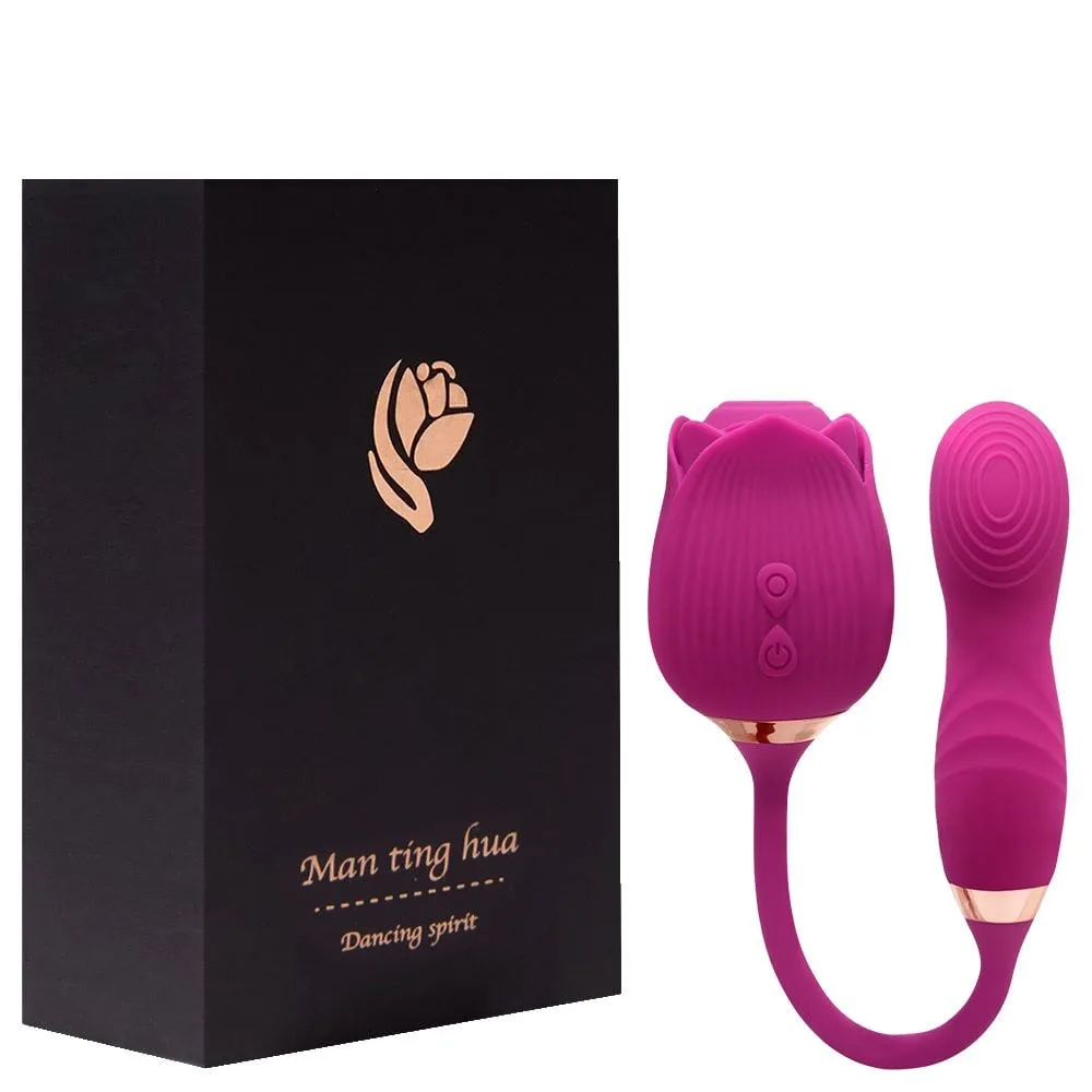 Vibrador Flexível Massage 10 Pulsações E Vibrações Vipmix