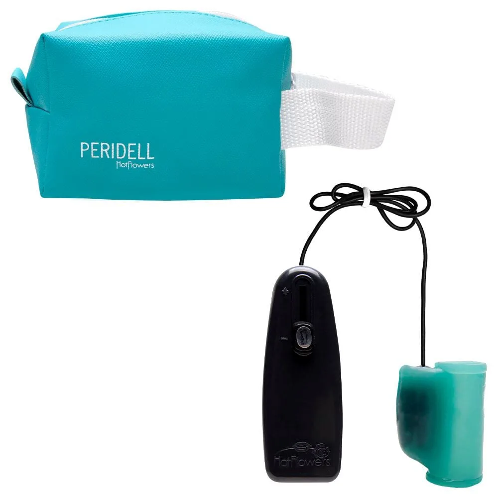 Vibrador Peniano Com Capa Peridell Hot Flowers