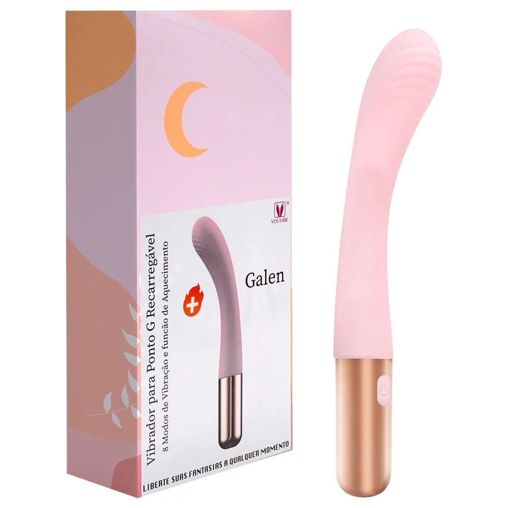 Vibrador Ponto G 8 Vibrações Aquece Galen Vipmix