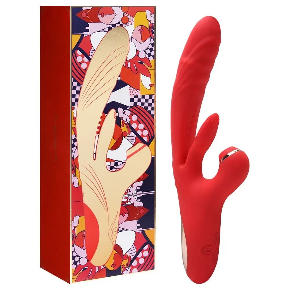 Vibrador Recarregável Silicone Multifunções Vipmix