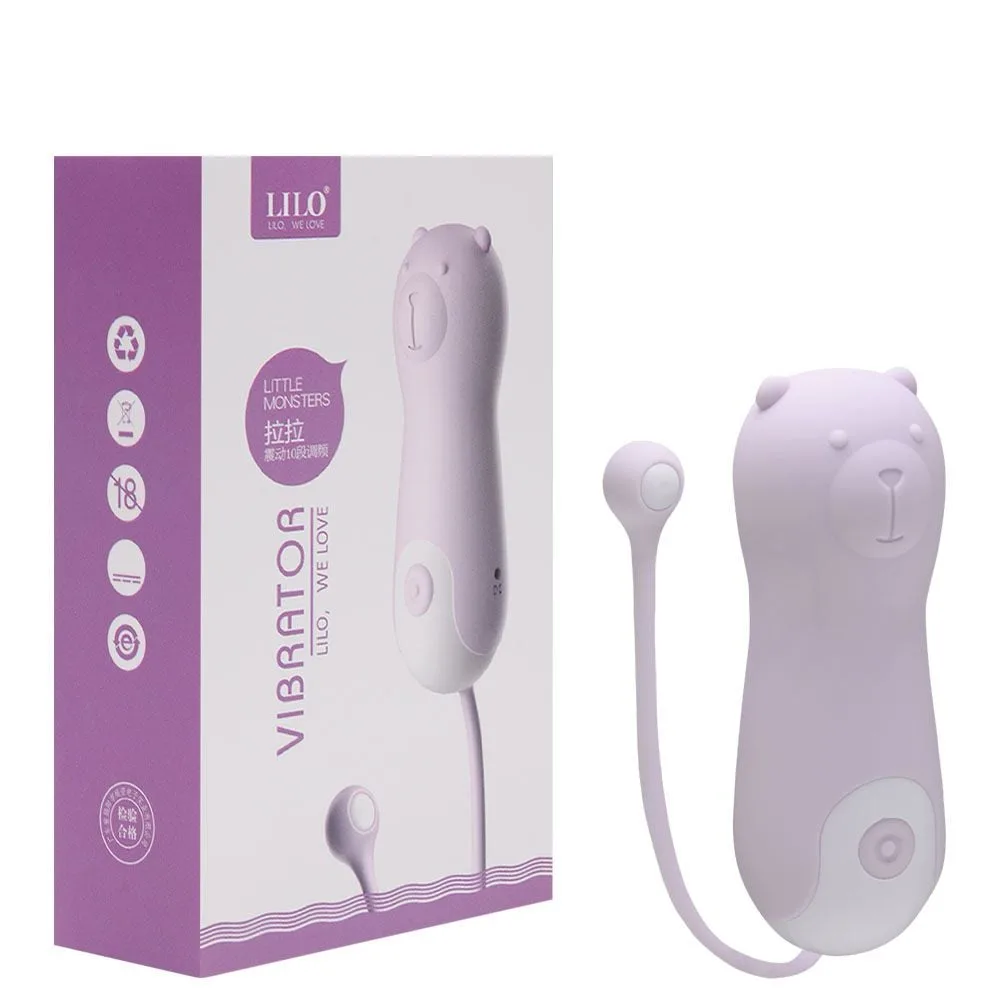 Vibrador Ursinho 10 Vibrações Lilo Vipmix