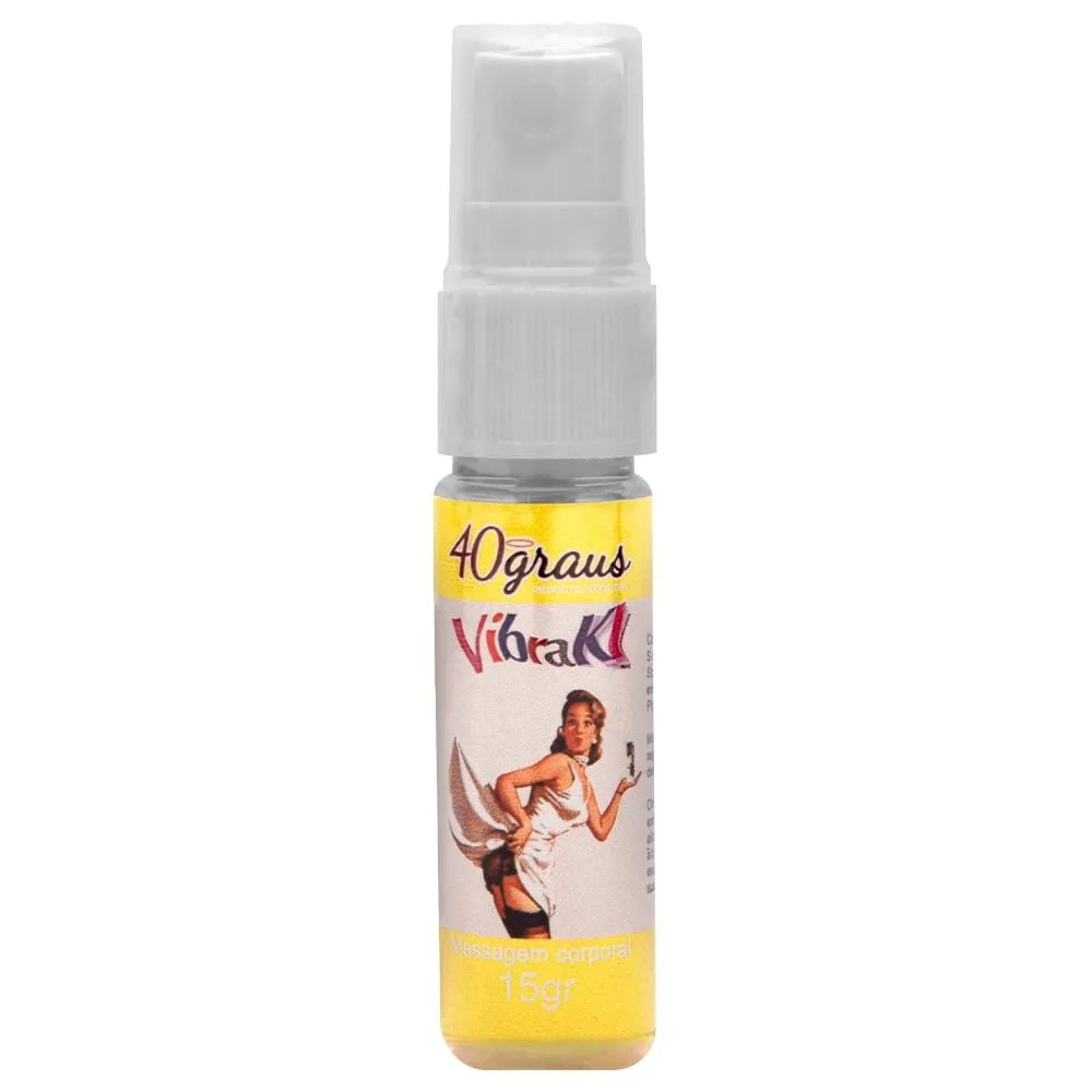 Vibraki Excitante Vibrador Spray 15ml 40graus