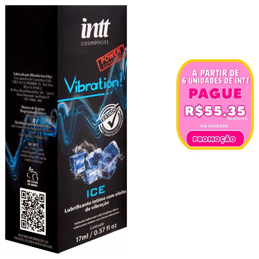 Vibration Ice Power Vibração Extra Forte 17ml Intt