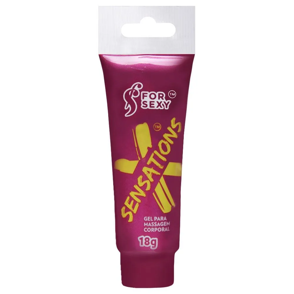 X Sensations Gel Excitante 10 Sensações 18g For Sexy