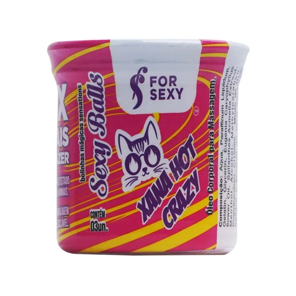 Xana Hot Crazy Sexy Ball 03 Unidades For Sexy